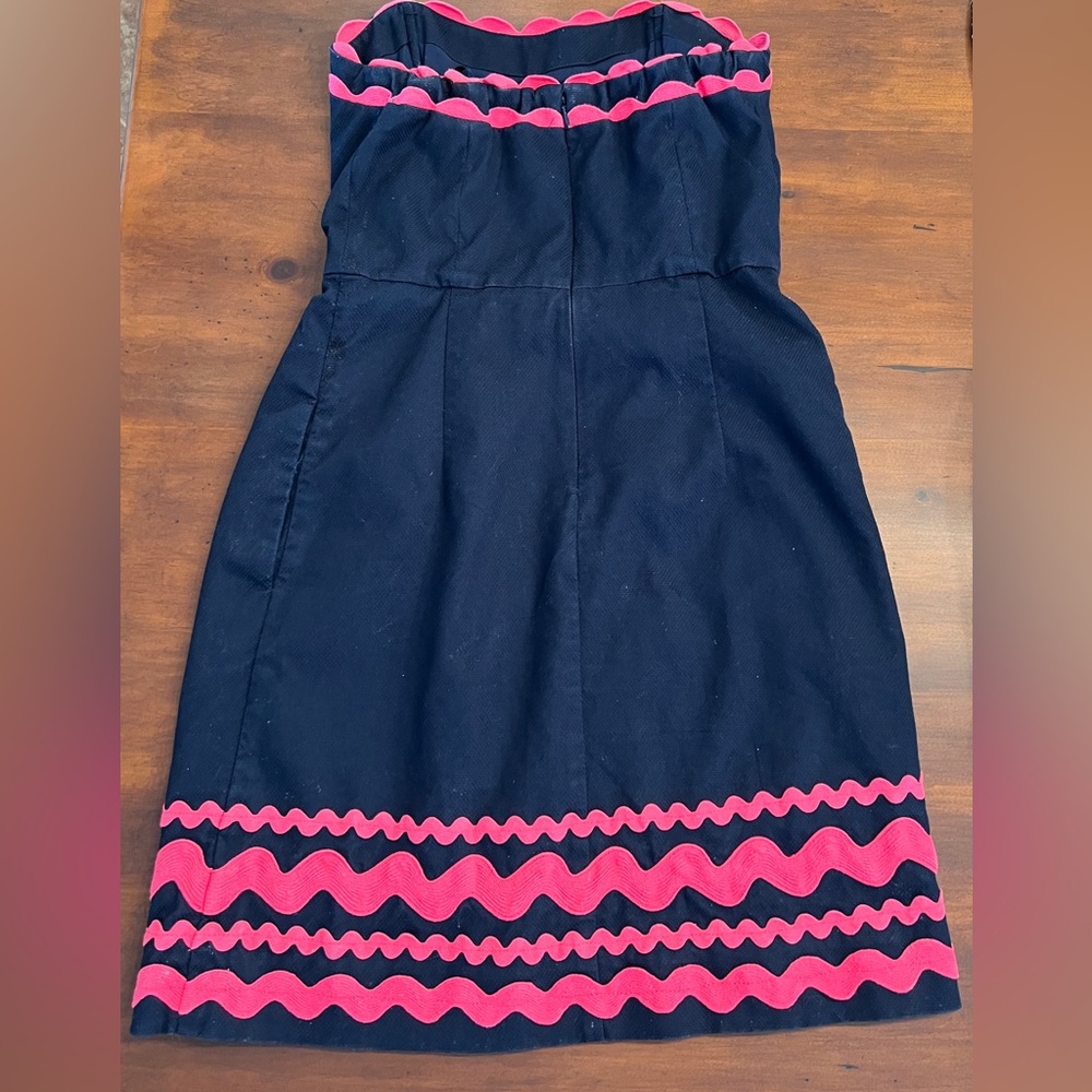 VINEYARD VINES Ric Rac Strapless Dress - Picture 15 of 15